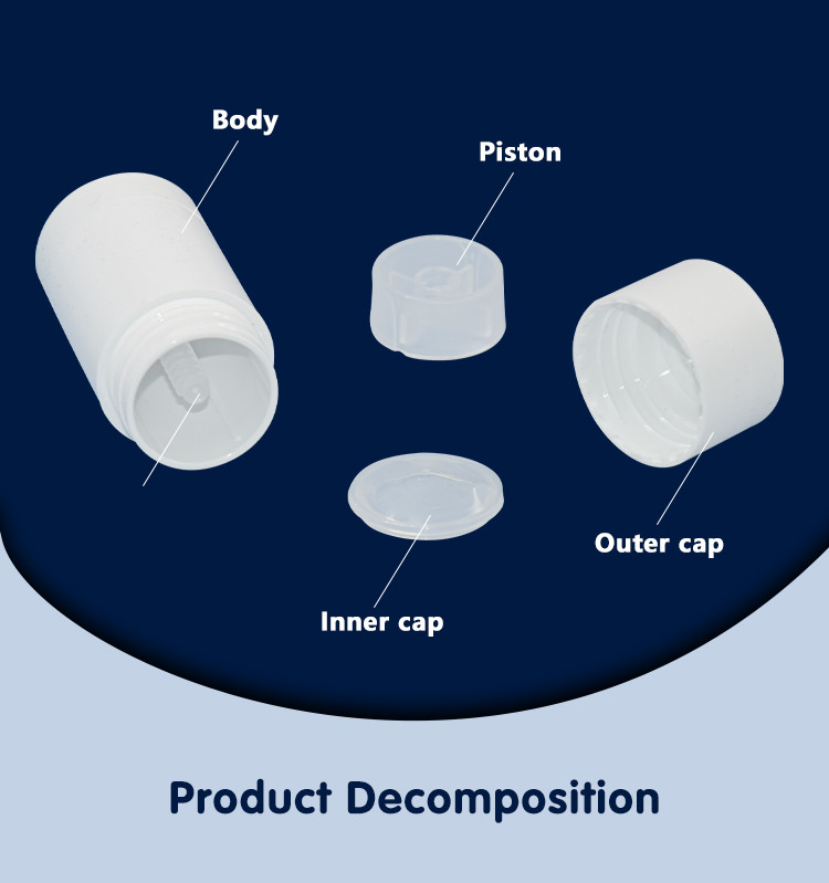 6g Mini AS Gel Deodorant Containers Packaging For Deodorant Sticks