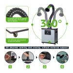 Miller / Weld Fume Extractor with Brushless Motor , Soldering Fume Extraction