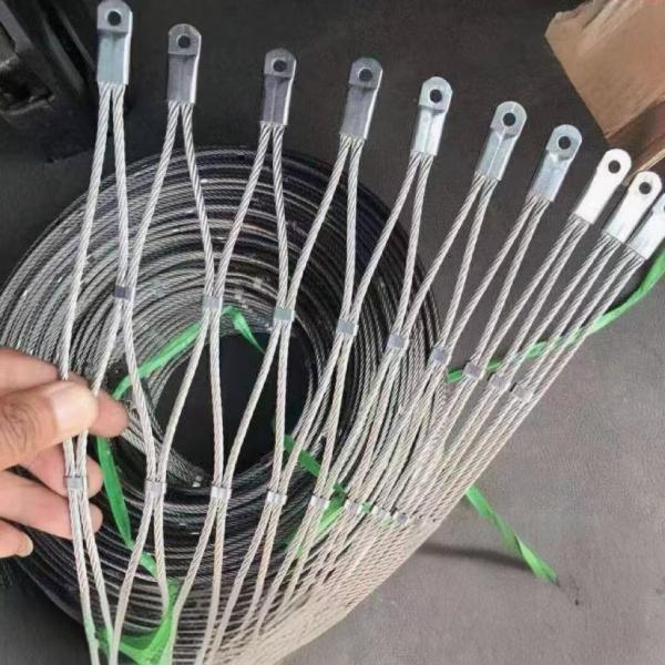 316L Rope Perimeter Safety Netting Mesh For Protection Helideck Safety Fence