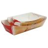 Buy cheap Kraft Paper Food Tray , disposable Kraft Paper Boat Tray With PLA Coating Fast Food Paper Tray from wholesalers