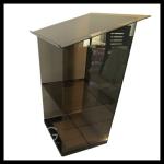 High quality factory provided glass pulpit for church price