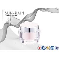 Buy cheap Pink mini cream jar clear plastic cosmetic jars bottle for eye care 15ml 30ml SR product