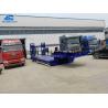 Buy cheap Flexible Lowbed Trailer Truck , 3 Axle Low Bed Trailer 70 Tons Loading from wholesalers