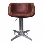 Buy cheap Adjustable Swivel Bar Stools H76cm Stainless Steel Leather Bar Stools from wholesalers
