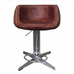 Wholesale Adjustable Swivel Bar Stools H76cm Stainless Steel Leather Bar Stools from china suppliers