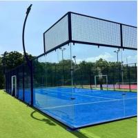 Buy cheap Outdoor Padel Courts White Black Green Bule Stadium Tennis Court 10*20m Padel product