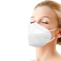 Buy cheap Earloop KN90 Meltblown Nonwoven Fabric FFP2 White Face Mask product
