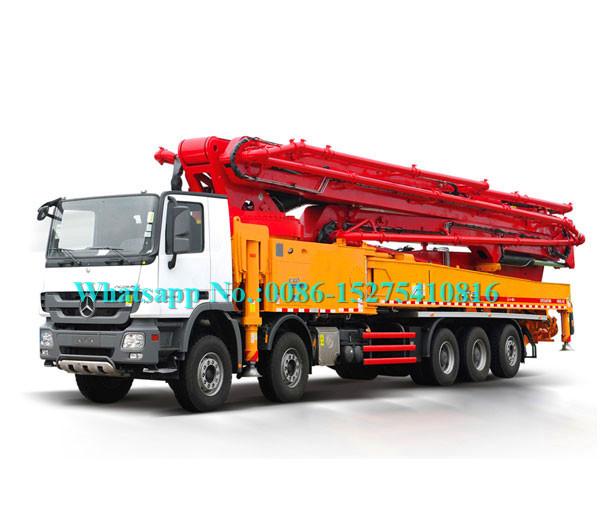 Buy cheap Remote Control Concrete Pumping Equipment 56m Truck Mounted 56X-6RZ Model from wholesalers