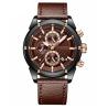 Buy cheap OEM Business Waterproof Men Watches Steel Buckle Three Eyes Six Stitches from wholesalers