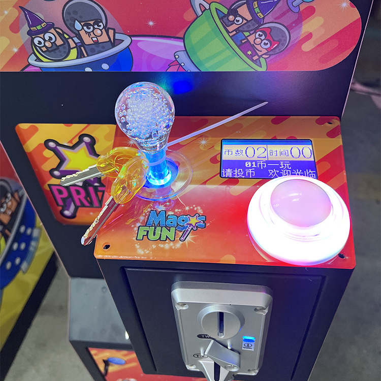 110V/220V Crane Machine for Small Toy Mini Dolls Accepts US Dollar Bills and Credit Card