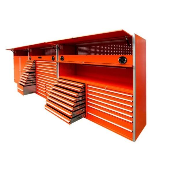 Buy cheap Silver Car Repair Garage Workshop Tool Cabinet Heavy Duty Steel XXXL Tool Box with Wheels from wholesalers