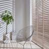 Buy cheap Vertical Interior 50mm Pvc Venetian Blinds Pvc Shutter Blinds Easy To Install from wholesalers
