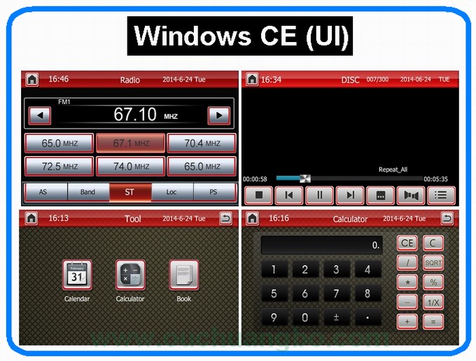 Ouchaungbo Car DVD Video Player GPS Navigation for Volkswagen Tiguan 2007-2012 USB iPod AUX OCB-9802