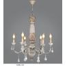 Buy cheap Wooden Iron Chandelier Lighting Vintage Crystal Lustre vintage chandelier(WH-CI-110) from wholesalers