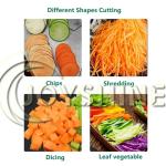 220V/380V Full Automatic Carrot Strips Vietnamese Chili Pepper Cutting Machine