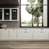 Buy cheap Complete Modern Designs Kitchen Furniture White Shaker Lacquer Kitchen Cabinet For Contractors from wholesalers