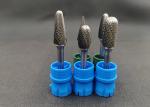 45mm Shank Brazed Coarse Cut Tungsten Carbide Rotary Burrs