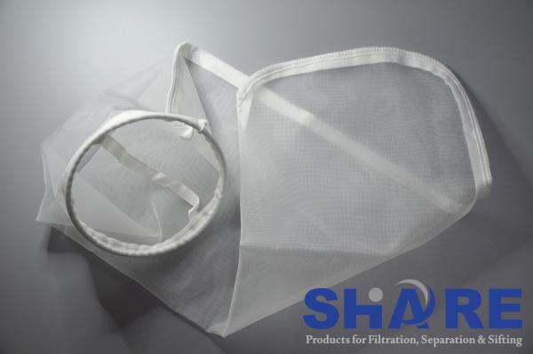 Buy cheap 25 Micron Nylon Mesh Liquid Filter Bags For Oil Chemical Housing Filtration from wholesalers
