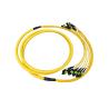 Buy cheap MPO MTP Trunk Cable APC Polish Single Mode 9 / 125 LSZH Optical Cable from wholesalers
