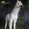 Buy cheap Simulated White Animatronic Horse For Amusement Park Exhibition from wholesalers