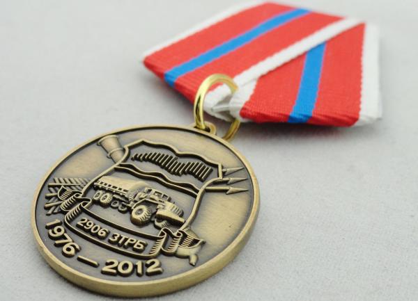 Souvenir Gift Zinc Alloy 3D Custom Medal Awards with Ribbon Two Sides Die