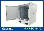 19 Inch Rack Outdoor Equipment Enclosure 17U Height Temperature Controlled