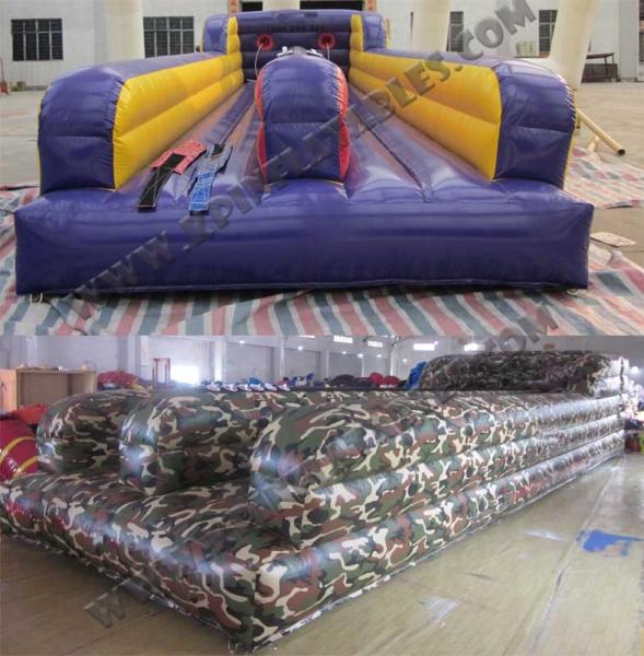 Buy cheap Camouflage Bungee run,,inflatable active sport game KSP063 from wholesalers