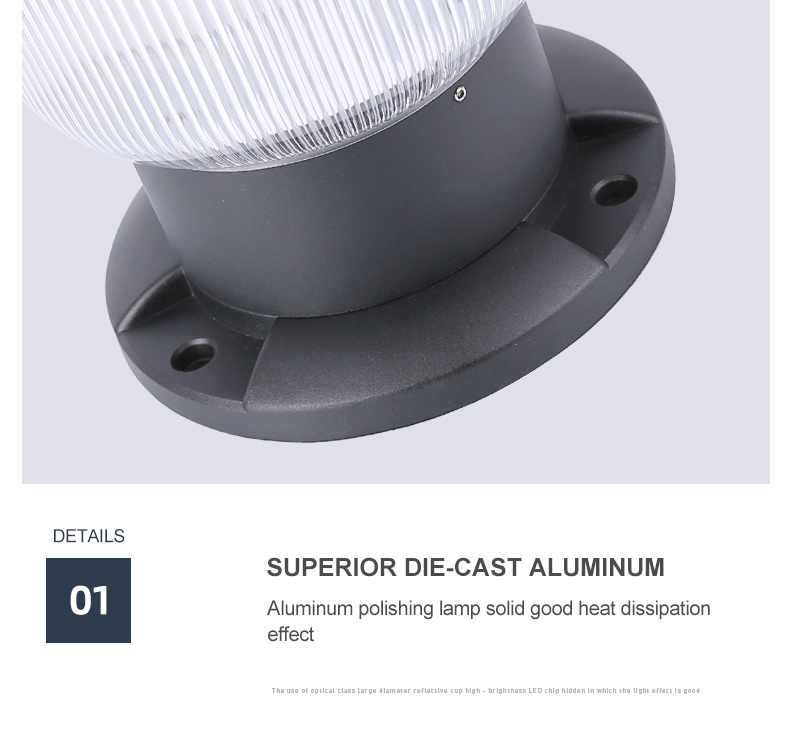 Weatherproof Solar Pillar Lamp Dusk To Dawn Post Light For Garage Backyard Patio
