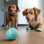 Pet Tennis Balls Interactive Dog Toy Ball Throwing Rubber Dog Chew Toys Macaron