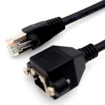 Concentrator Network Cable Assembly 1000mm RJ45 With Male Female Connector 072