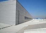 Grey Steel Frame Building Construction , 2 Stories Pre Built Workshop