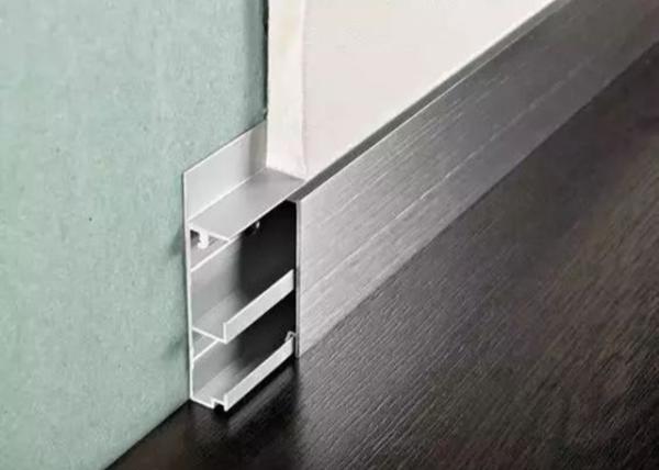 Buy cheap Prevent Floor Deformation Aluminum Skirting Board from wholesalers