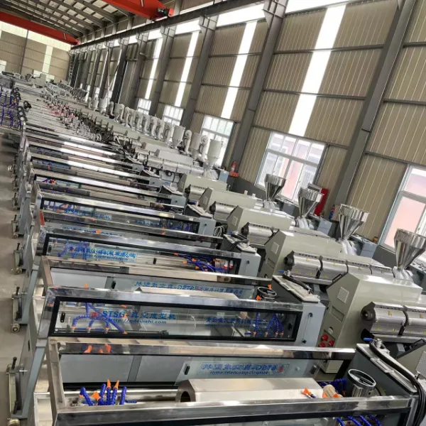 PE/HDPE Carbon Spiral Corrugated Pipe Extruder Production Line with High Output