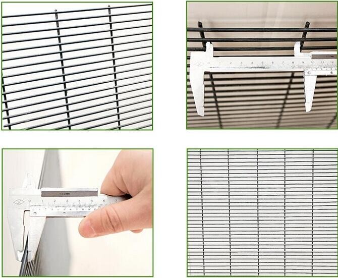 Visually Attractive Anti Climb Temporary Fencing Hot Dip Galvanized For Military Sites