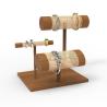 Buy cheap Countertop Wooden Bracelet Stand Luxury Wooden Jewelry Display Stand from wholesalers