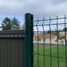Buy cheap Home Outdoor Garden Decorative PVC coated Welded Wire Garden Fence 3D Curved from wholesalers