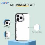 TPU PC Aluminum Sublimation Phone Case For IPhone Samsung Xiaomi