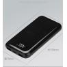 Buy cheap UV Finish Mirror 10000mAh Polymer Battery Bi-directional QC3.0 PD Fast Charging Power Bank 5V3A from wholesalers