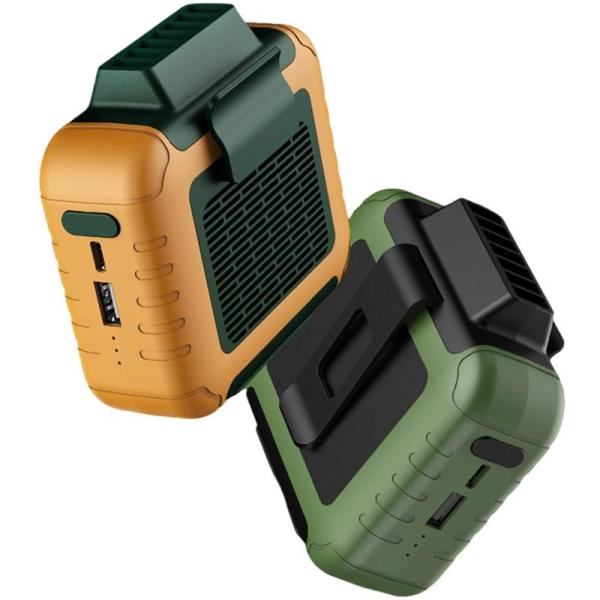Buy cheap Outdoor Mini Waist Fan 6000mah Battery Powered ABS TPU Housing from wholesalers