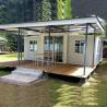 Buy cheap Steel Door Four Bedrooms One Bathroom Luxury 20 40ft Prefab Folding Container Homes from wholesalers