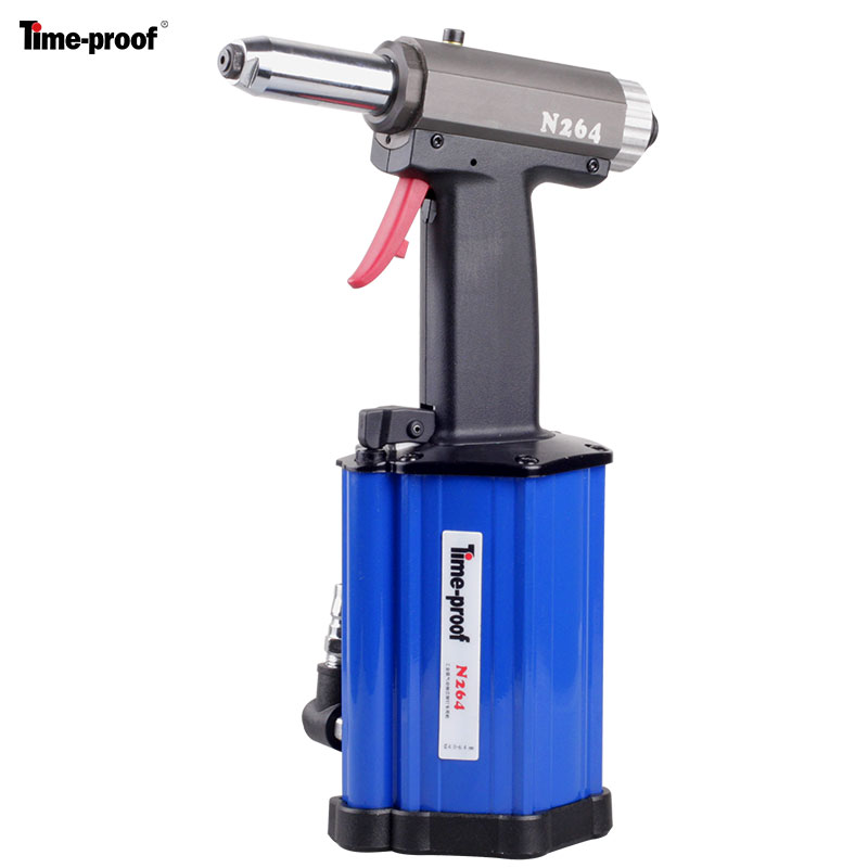 4.0mm To 6.4mm Blind Rivets Pneumatic Rivet Gun 18mm Stroke 320x195x110mm