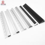 Slip Resistant Aluminium Stair Nosing Edge Trim 7mm Height Anodized