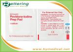 Disposable Antiphlogosis Povidone-Iodine Prep Pad Wipe Cleanser Swab for First