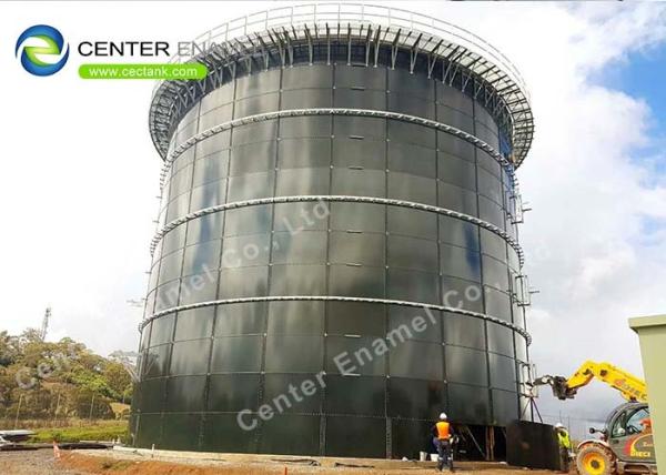 Buy cheap 3000000 Gallons Glass Lined Steel Liquid Storage Tanks With Aluminum Alloy Trough Deck Roofs from wholesalers