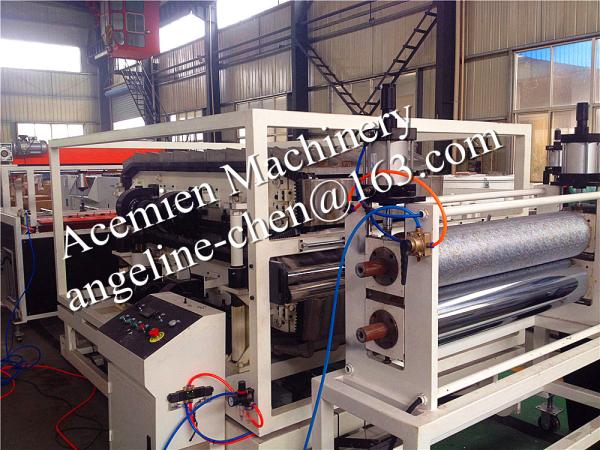 High capacity, low cost,plastic PVC encaustic roof tile roofing panel board