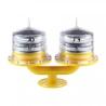 Buy cheap 5km Dual 8V 4W Solar Powered Tower Aviation Lights from wholesalers