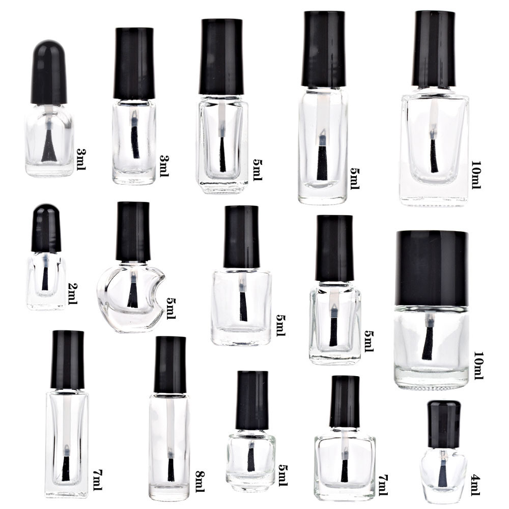 Gel Nail Polish Bottle With Brush Caps 50ml 100ml 15ml Essential Oil Bottle