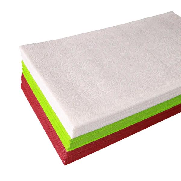 Buy cheap 60gsm Nonwoven Table Cloth Emobossed Antibacterial Disposable from wholesalers