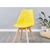 Buy cheap Oasis Colored PU Dining Chair , Beech Wood Upholstered Dining Chair from wholesalers