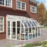 Buy cheap Waterproof Aluminum Frame Glass Greenhouse Style Sunroom Anti Ultraviolet Tempered Glass Enclosed Sunroom For Leisure / Planting from wholesalers